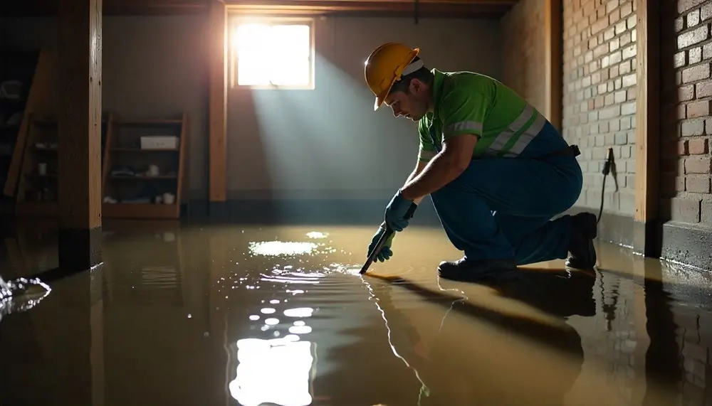 Professional water damage restoration services in Shafer, MN